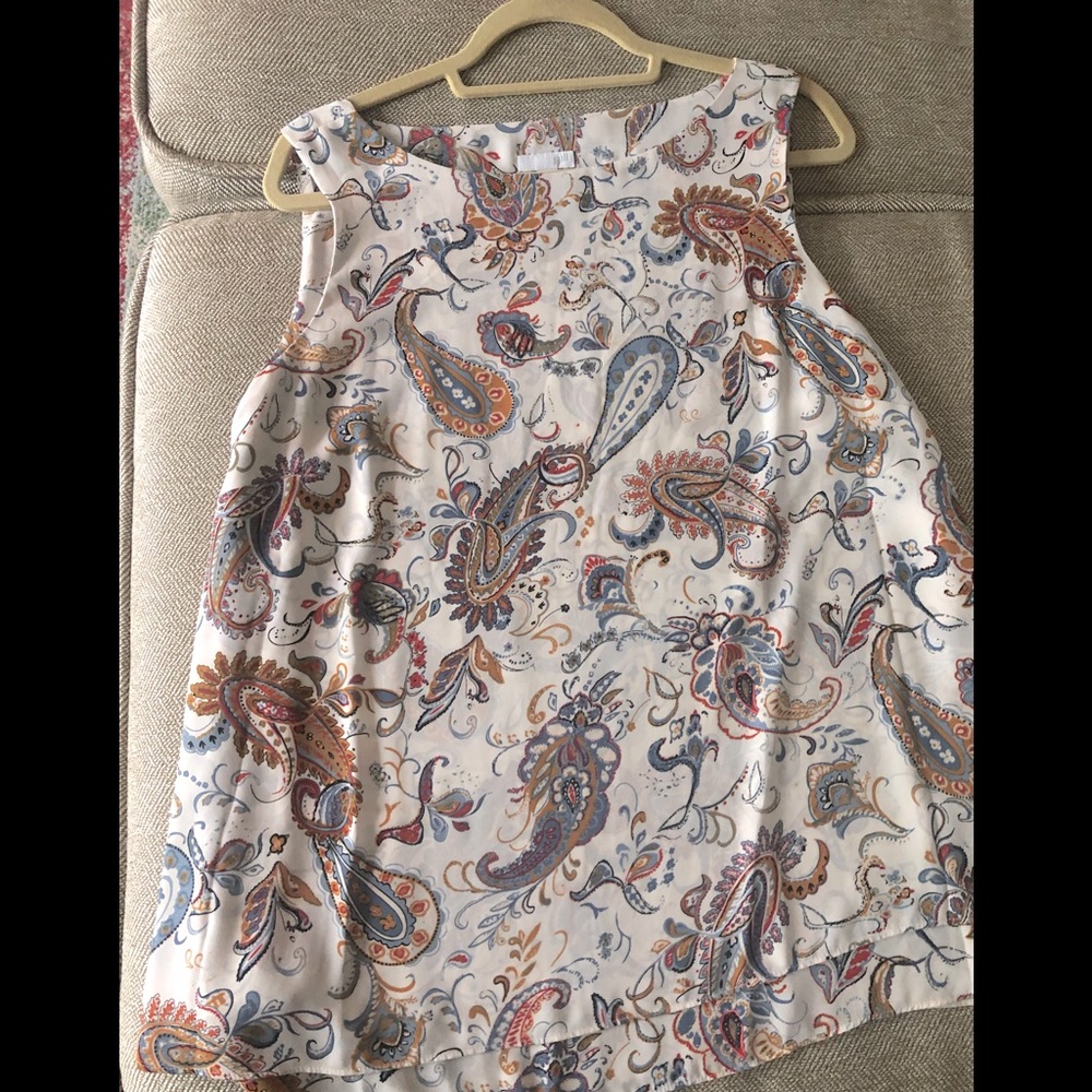 J Jill 100% poly tank top